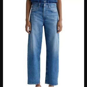AG High Rise Barrel Leg Jeans